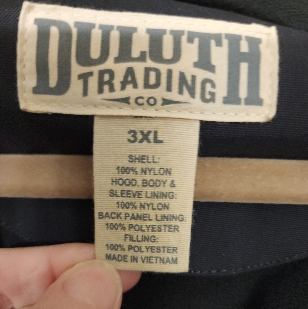 Duluth Trading Co Charcoal Hooded Performance Jacket - Picture 6 of 8